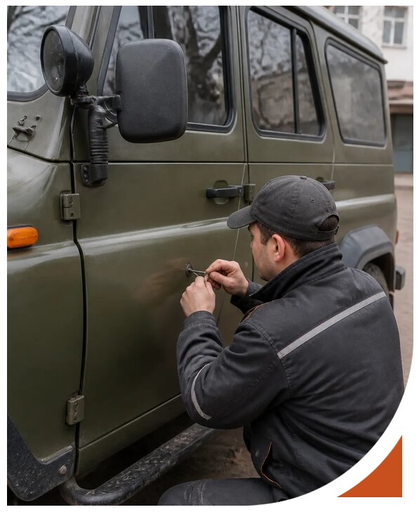 Профессиональное вскрытие автомобиля УАЗ без повреждений в Тынде